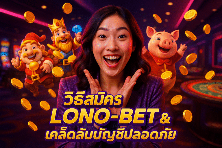วิธีสมัคร LONO-BET & เคล็ดลับบัญชีปลอดภัย