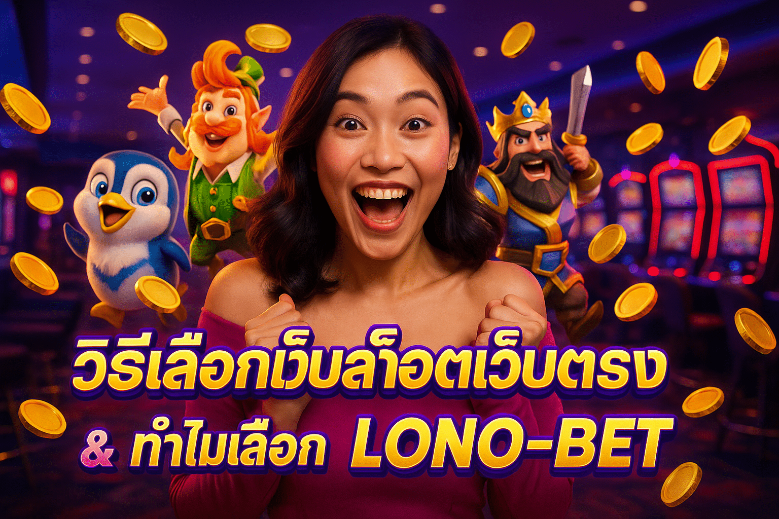 วิธีเลือกเว็บสล็อตเว็บตรง & ทำไมเลือก LONO-BET