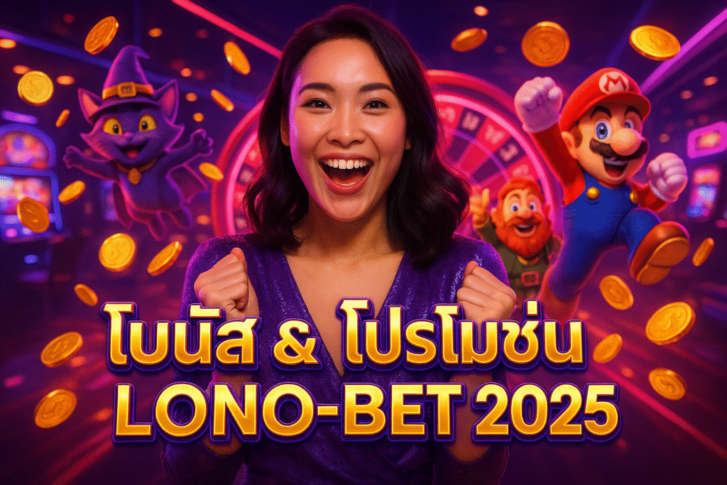 โบนัส & โปรโมชั่น LONO-BET คุ้มที่สุด 2025