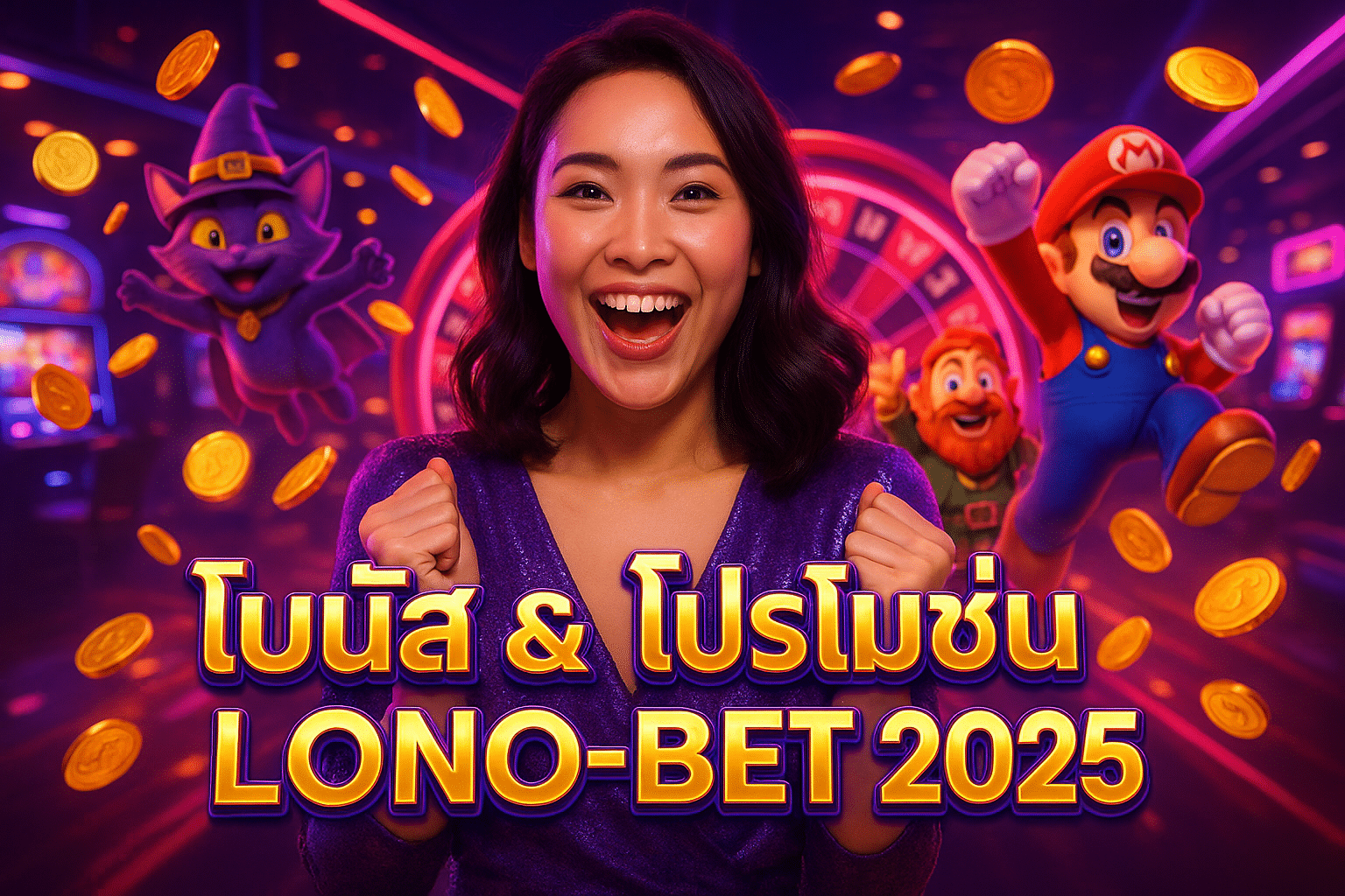 โบนัส & โปรโมชั่น LONO-BET คุ้มที่สุด 2025