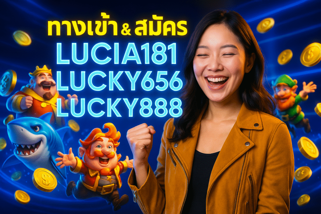 ทางเข้า & สมัคร LUCIA181 / LUCYY656 / LUCKY888