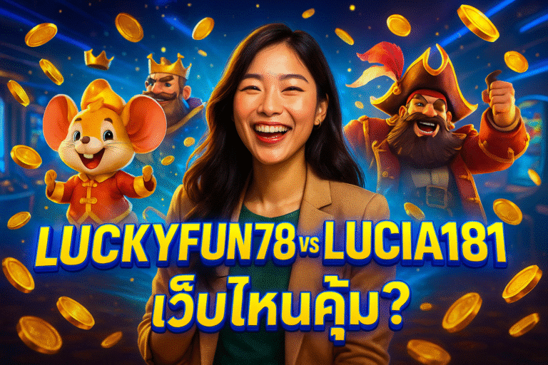 LUCKYFUN789 vs LUCIA181 — เว็บไหนคุ้ม?